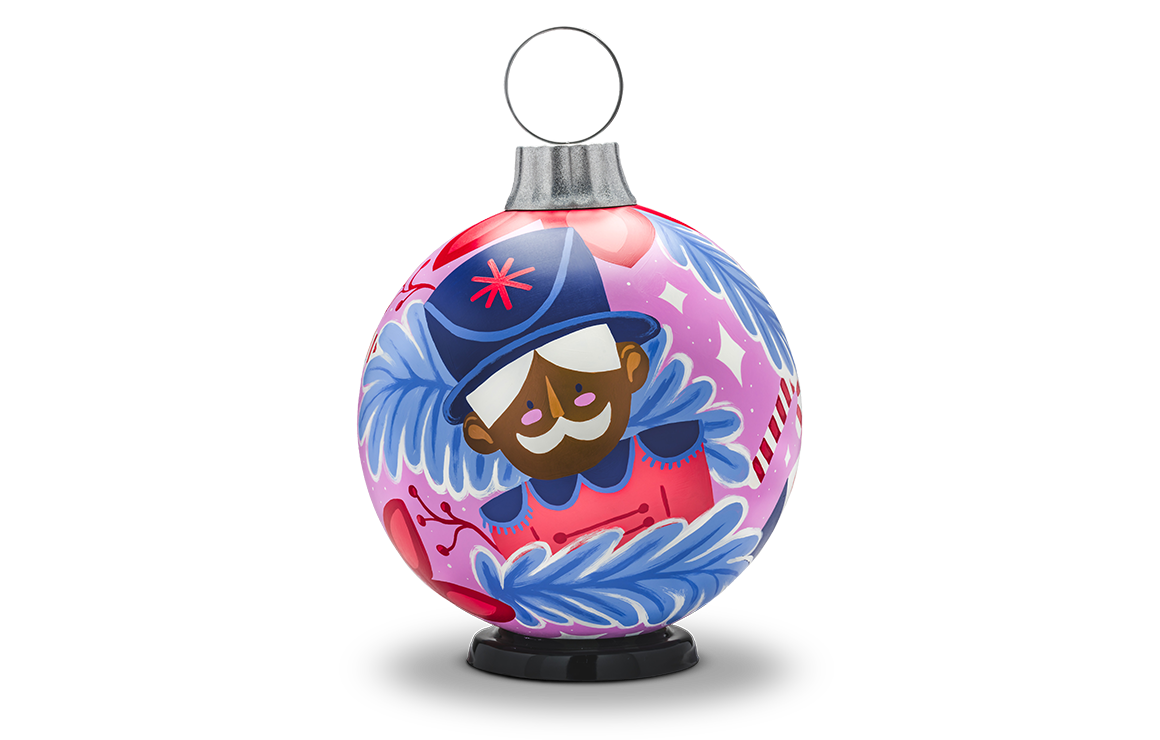 merry in pink by monique machut ornament trail