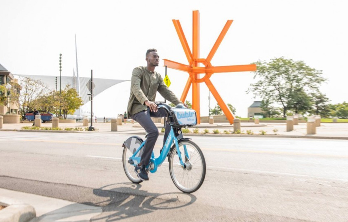 Biking to Work in Downtown Milwaukee