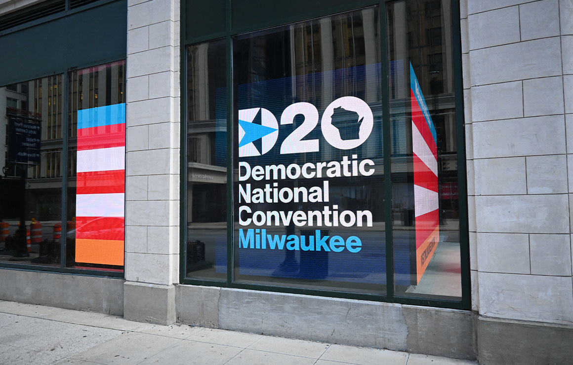 Democratic National Convention DNC Milwaukee Downtown 