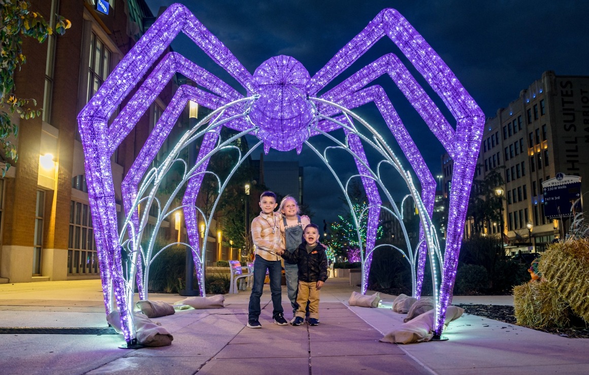 halloween village baird community commons