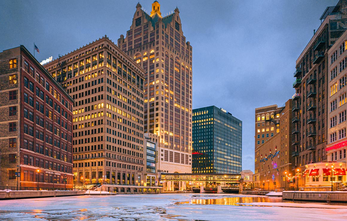 Milwaukee Downtown Winter