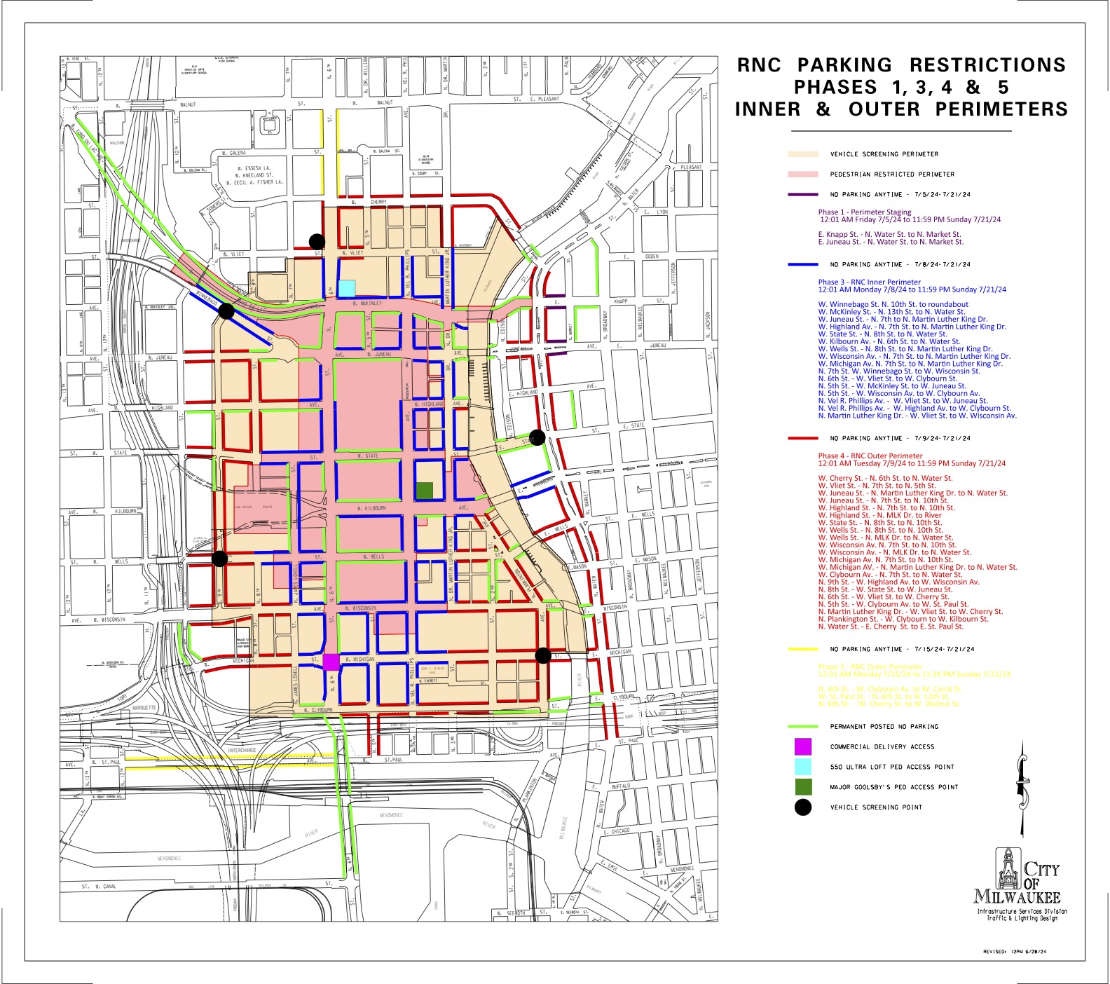 rnc parking restrictions