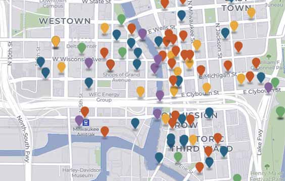 Investment Map Milwaukee Downtown