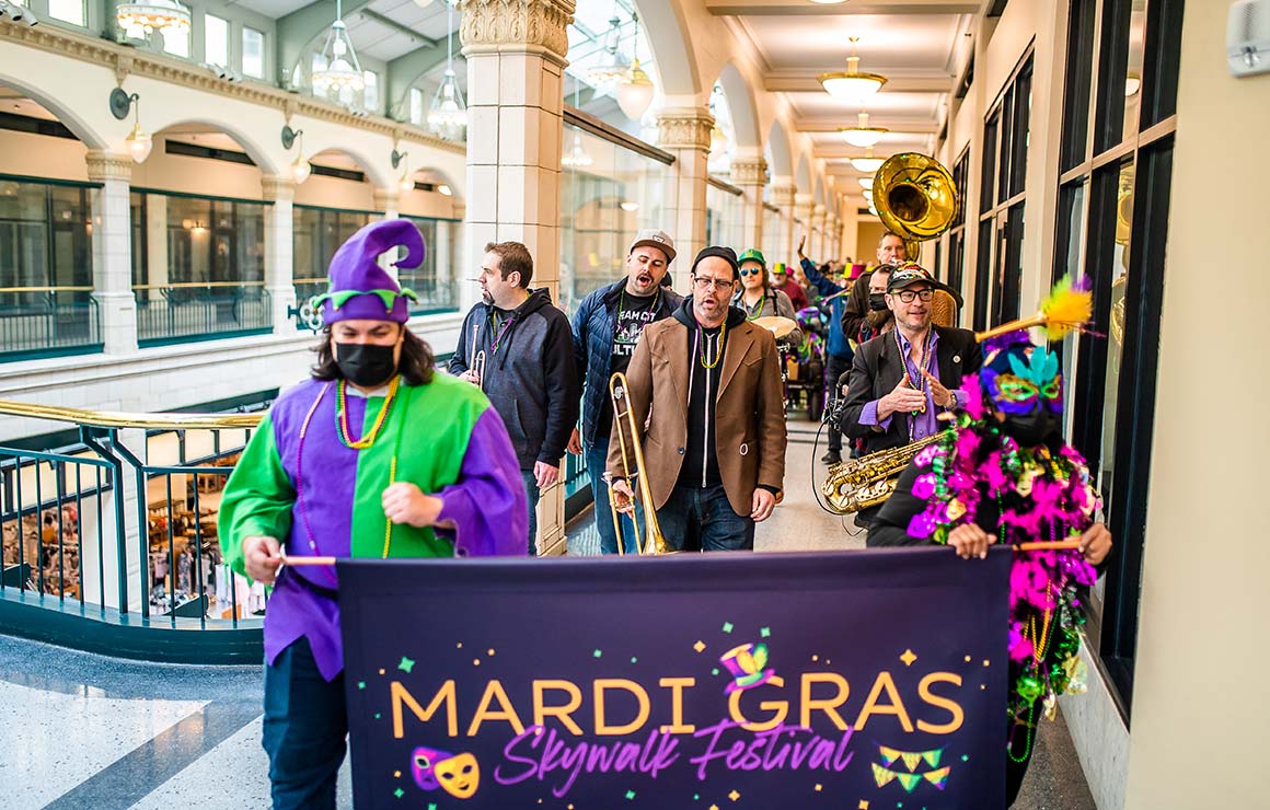 Mardi Gras Skywalk Parade 