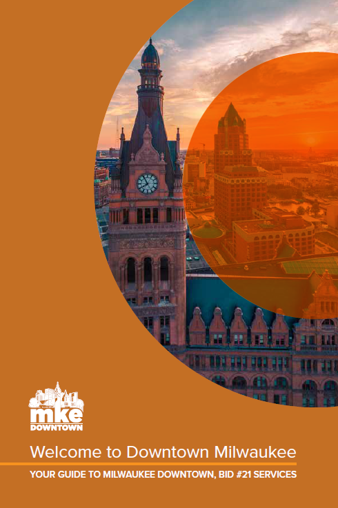 Welcome to Downtown Guide brochure cover